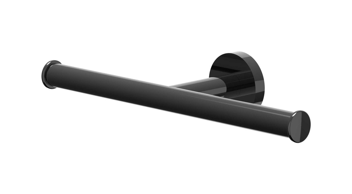 IVY Bond Toiletrolhouder dubbel - Zwart chroom PVD - 6500457