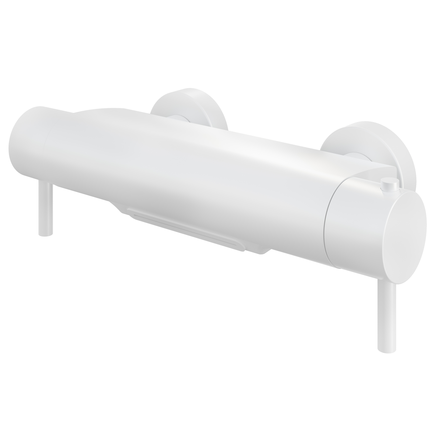 Thermostatische badmengkraan met cascade uitloop