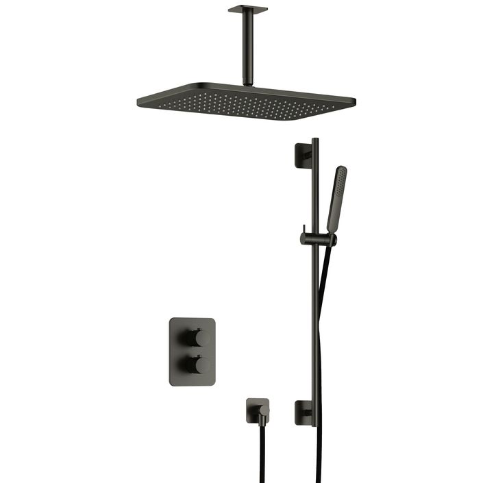 Hotbath Gal Complete thermostatische douche InBouw Set Gal met 2-weg stop-omstel