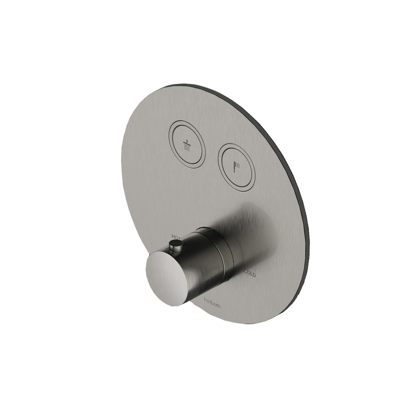 Hotbath Cobber Complete thermostatische douche InBouwSet Cobber met 2 pushbuttons