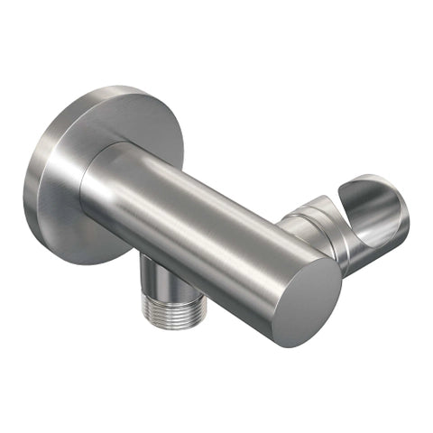 Brauer Brushed Edition Wandhouder - handdouchehouder - geïntegreerde wateruitlaat - PVD - geborsteld RVS