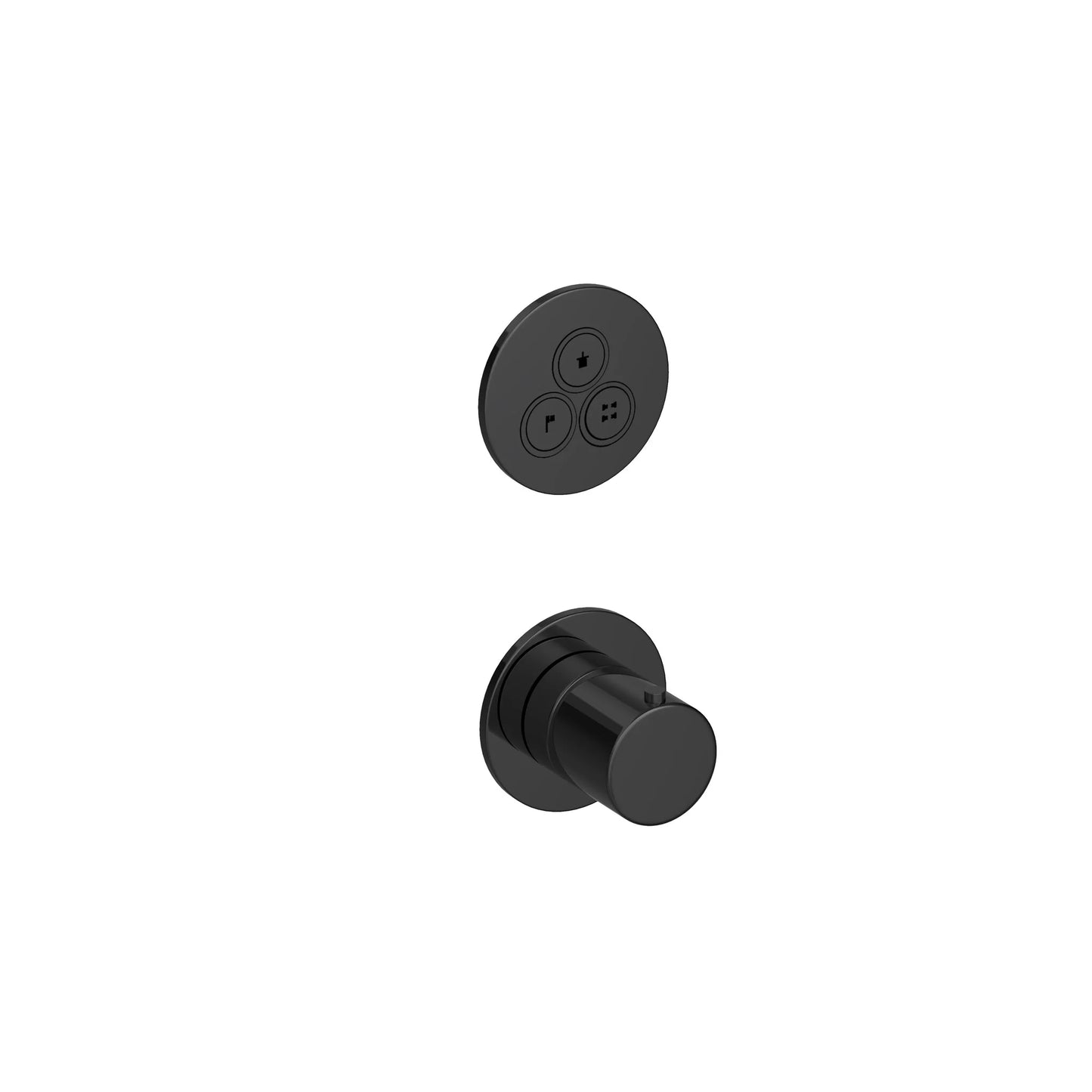 Afbouwdeel - Inbouw Thermostaat met 3 Push Buttons BB