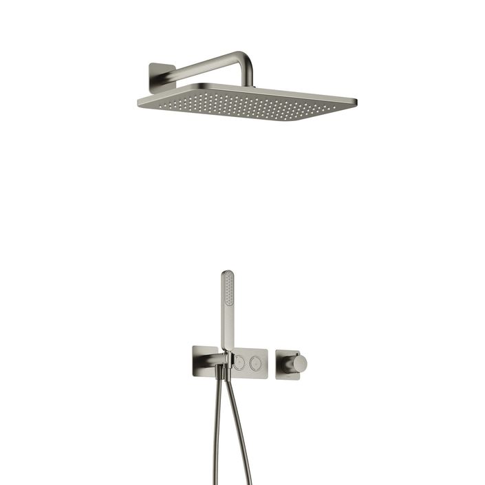 Hotbath Gal Complete thermostatische douche InBouw Set Gal met 2 pushbuttons met GL106