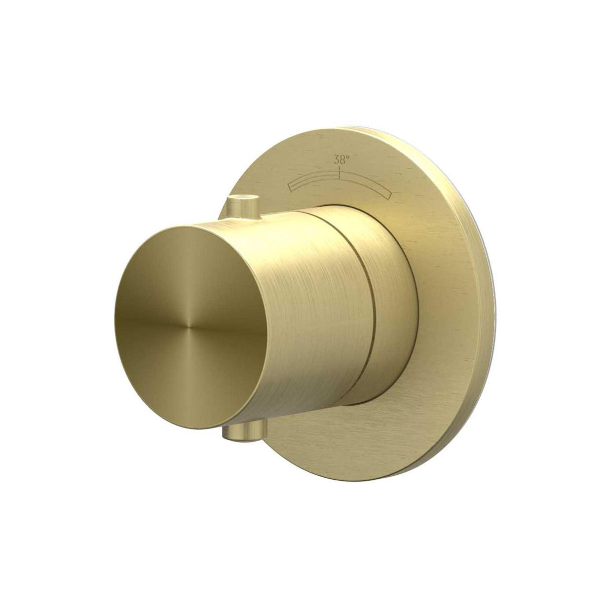 IVY Concord Afbouwdeel inbouwstopkraan symmetry met rond rozet - 6903202