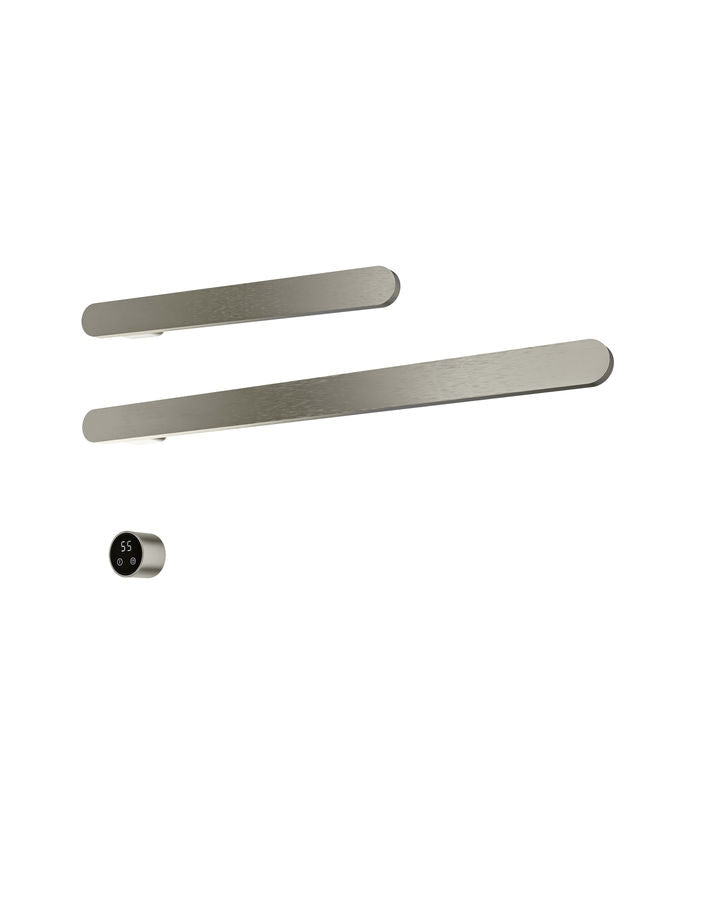 Hotbath set van 2 rails RASS50 SOFT SQUARE met separate schakelaar en inbouw element