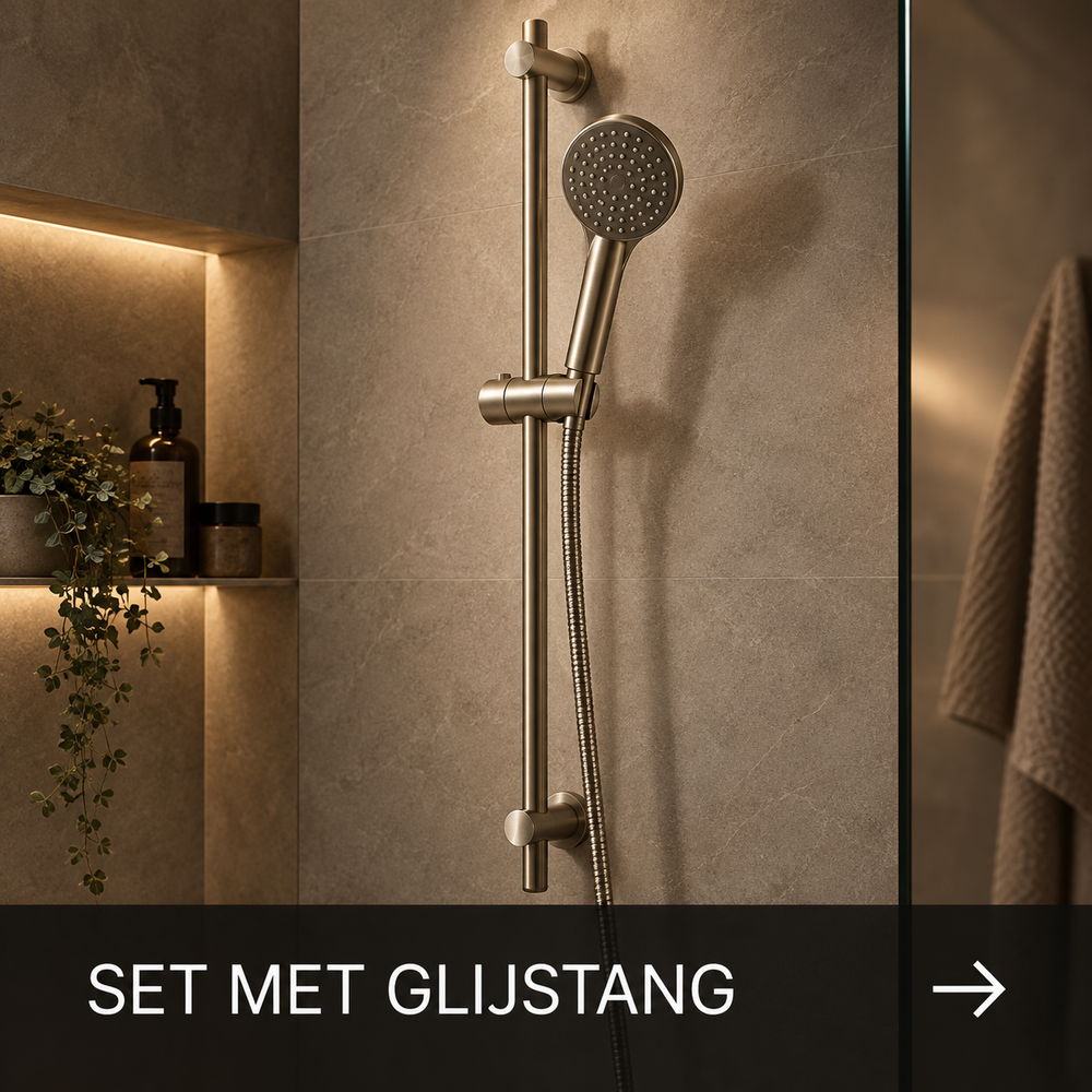 Doucheset met glijstang
