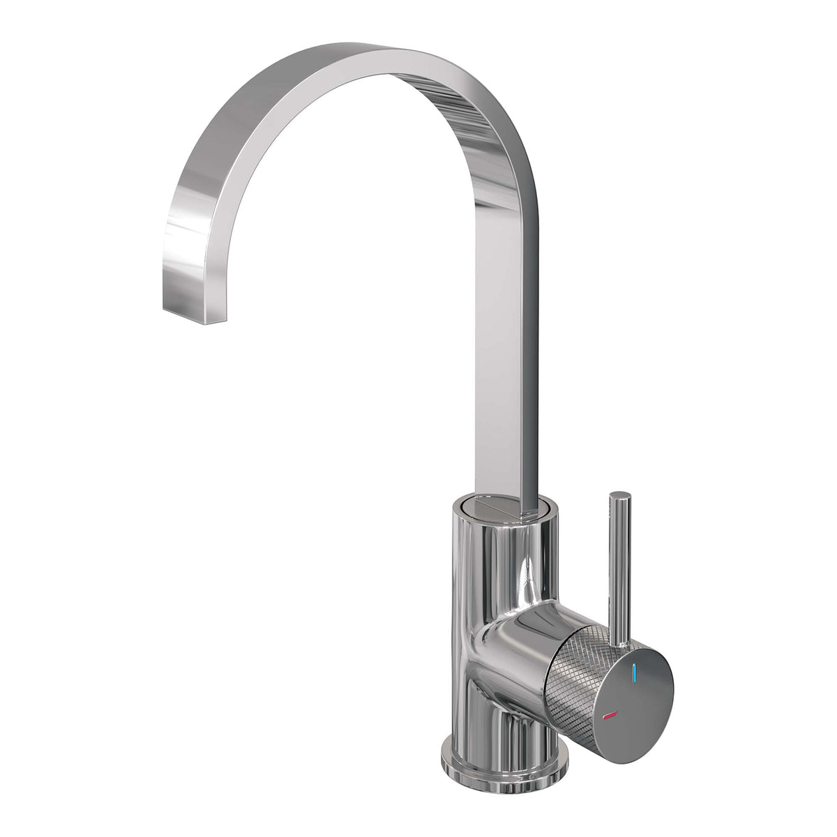 BRAUER Edition Carving Hoge wastafelmengkraan met platte uitloop - 5-CE-003-S4