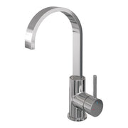 BRAUER Edition Stripe Hoge wastafelmengkraan met platte uitloop - 5-CE-003-S5