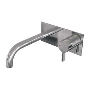 BRAUER Edition inbouw wastafelmengkraan met gebogen uitloop en afdekplaat - 5-CE-004-B1