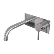 BRAUER Edition inbouw wastafelmengkraan met gebogen uitloop en afdekplaat - 5-CE-004-B2