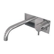 BRAUER Edition inbouw wastafelmengkraan met gebogen uitloop en afdekplaat - 5-CE-004-B5