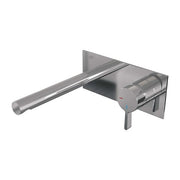 BRAUER Edition inbouw wastafelmengkraan met rechte uitloop en afdekplaat - 5-CE-004-S1