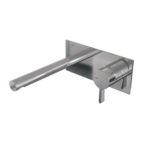 BRAUER Edition inbouw wastafelmengkraan met rechte uitloop en afdekplaat - 5-CE-004-S1