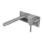 BRAUER Edition inbouw wastafelmengkraan met rechte uitloop en afdekplaat - 5-CE-004-S2