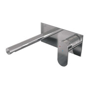 BRAUER Edition inbouw wastafelmengkraan met rechte uitloop en afdekplaat - 5-CE-004-S3