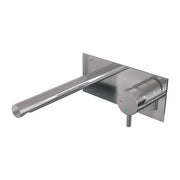 BRAUER Edition inbouw wastafelmengkraan met rechte uitloop en afdekplaat - 5-CE-004-S5