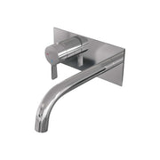 BRAUER Edition inbouw wastafelmengkraan met gebogen uitloop en afdekplaat - 5-CE-083-B1