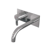 BRAUER Edition inbouw wastafelmengkraan met gebogen uitloop en afdekplaat - 5-CE-083-B4