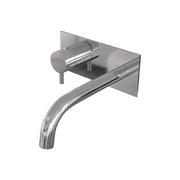 BRAUER Edition inbouw wastafelmengkraan met gebogen uitloop en afdekplaat - 5-CE-083-B5