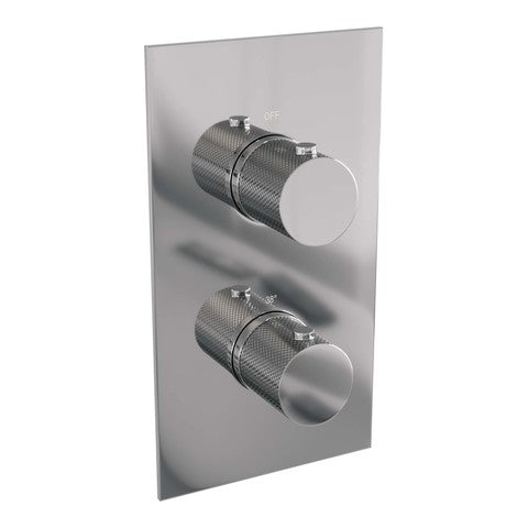 BRAUER Inbouw thermostaat met 3-weg omstel rechthoekig - 5-CE-092