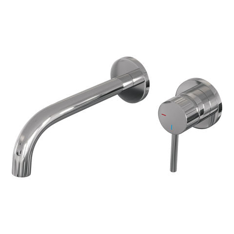 BRAUER Edition Stripe inbouw wastafelmengkraan met gebogen uitloop en rozetten - 5-CE-328