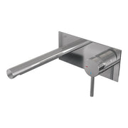BRAUER Edition Stripe inbouw wastafelmengkraan met rechte uitloop en afdekplaat - 5-CE-330
