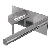 BRAUER Edition Stripe inbouw wastafelmengkraan met rechte uitloop en afdekplaat - 5-CE-334