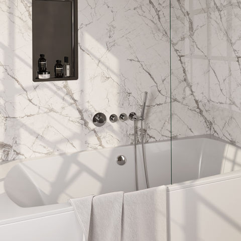 BRAUER Edition Stripe inbouw badkraan sets met badvulcombinatie - 5-CE-359