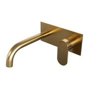 BRAUER Edition inbouw wastafelmengkraan met gebogen uitloop en afdekplaat - 5-GG-004-B3