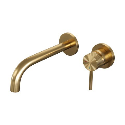 BRAUER Edition Carving inbouw wastafelmengkraan met gebogen uitloop en rozetten - 5-GG-004-B6-65