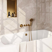 BRAUER Edition Carving inbouw badkraan sets met badvulcombinatie - 5-GG-096