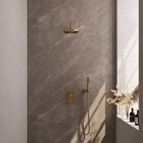 BRAUER Edition Carving inbouw douchesets met 3-weg omstel rechthoekig - 5-GG-123