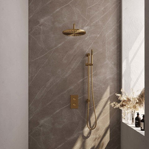 BRAUER Edition Carving inbouw douchesets met 3-weg omstel rechthoekig - 5-GG-136