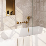BRAUER Edition Stripe inbouw badkraan sets met uitloop - 5-GG-358