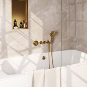 BRAUER Edition Stripe inbouw badkraan sets met badvulcombinatie - 5-GG-360