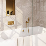 BRAUER Edition Stripe inbouw badkraan sets met badvulcombinatie - 5-GG-361