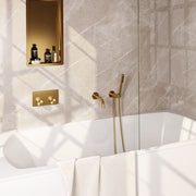 BRAUER Edition Stripe inbouw badkraan sets met uitloop - 5-GG-363