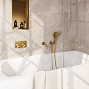 BRAUER Edition Stripe inbouw badkraan sets met uitloop - 5-GG-364