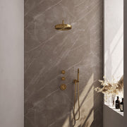 BRAUER Edition Stripe inbouw douchesets met stopkranen