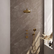 BRAUER Edition Stripe inbouw douchesets met stopkranen