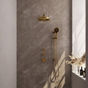 BRAUER Edition Stripe inbouw douchesets met stopkranen