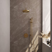 BRAUER Edition Stripe inbouw douchesets met 3-weg omstel rond - 5-GG-451
