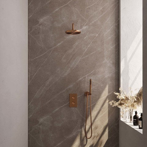 BRAUER Edition Carving inbouw douchesets met 3-weg omstel rechthoekig - 5-GK-123