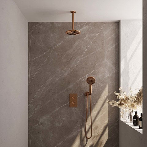 BRAUER Edition Carving inbouw douchesets met 3-weg omstel rechthoekig - 5-GK-131