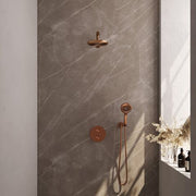 BRAUER Edition Carving inbouw douchesets met 3-weg omstel rond - 5-GK-297