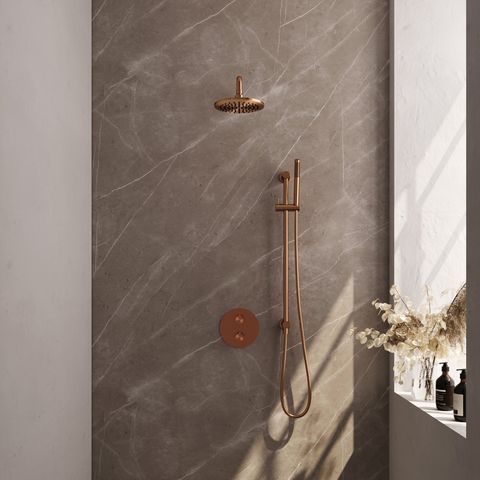 BRAUER Edition Carving inbouw douchesets met 3-weg omstel rond - 5-GK-305