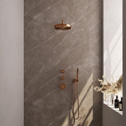 BRAUER Edition Stripe inbouw douchesets met stopkranen