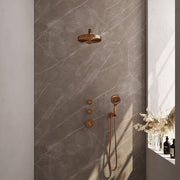 BRAUER Edition Stripe inbouw douchesets met stopkranen