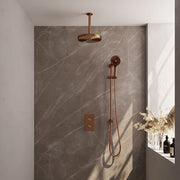BRAUER Edition Stripe inbouw douchesets met 3-weg omstel rechthoekig - 5-GK-411