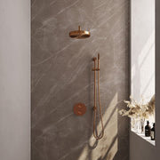 BRAUER Edition Stripe inbouw douchesets met 3-weg omstel rond - 5-GK-451